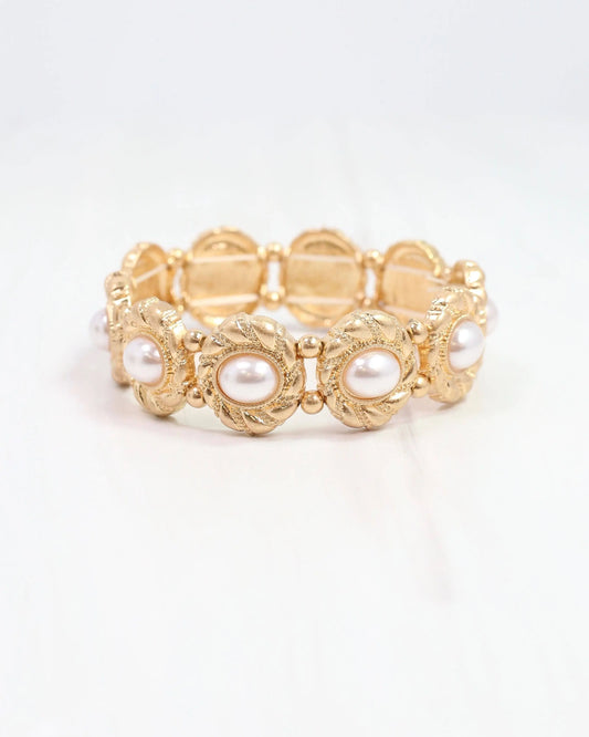 Presley Pearl Stretch Bracelet - Jewelry