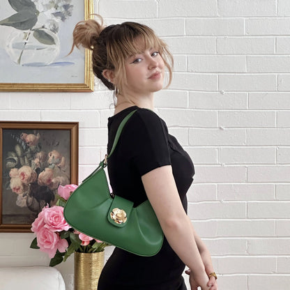 RUBY SHOULDER BAG - Kelly Green - Crossbody Bags