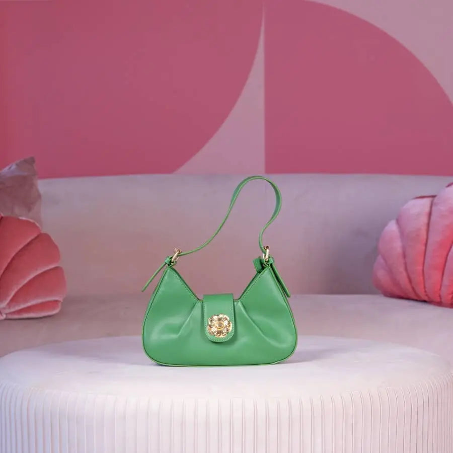 RUBY SHOULDER BAG - Kelly Green - Crossbody Bags