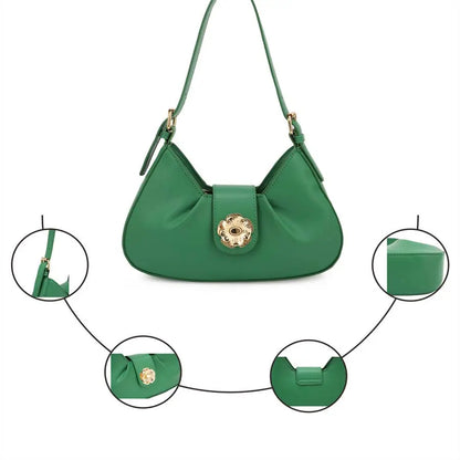 RUBY SHOULDER BAG - Kelly Green - Crossbody Bags