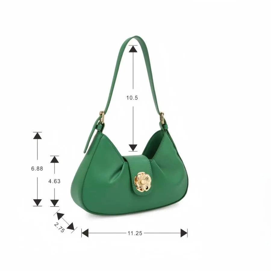 RUBY SHOULDER BAG - Kelly Green - Crossbody Bags