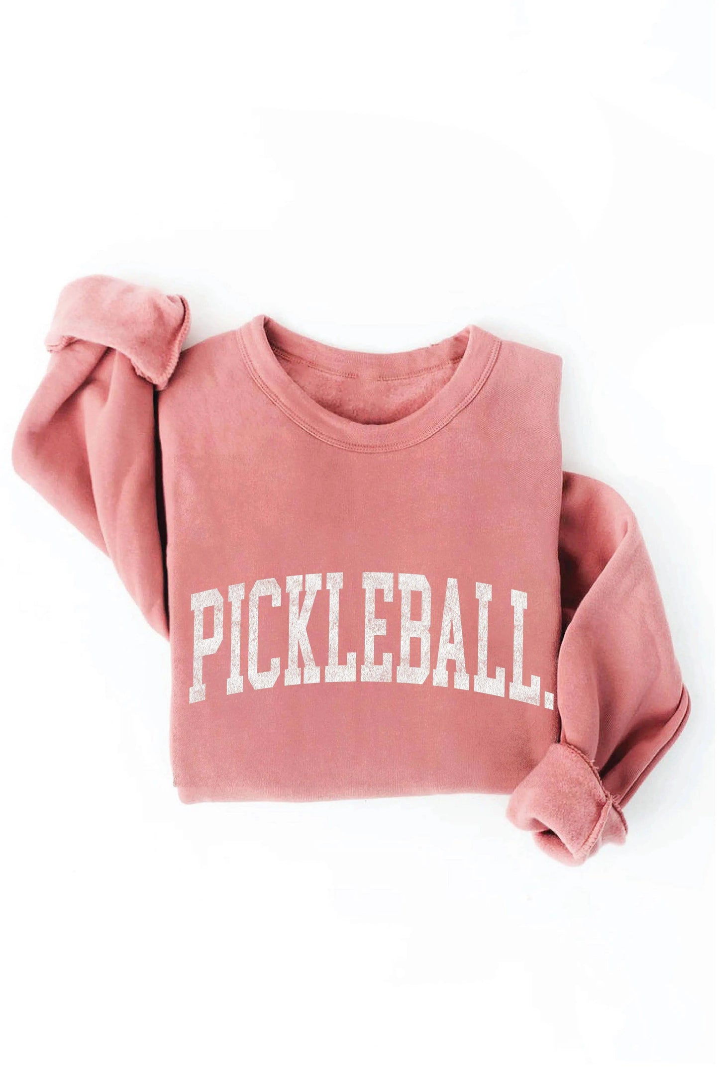 Reese Pickleball Graphic Sweatshirt - MAUVE / M - Sweatshirts