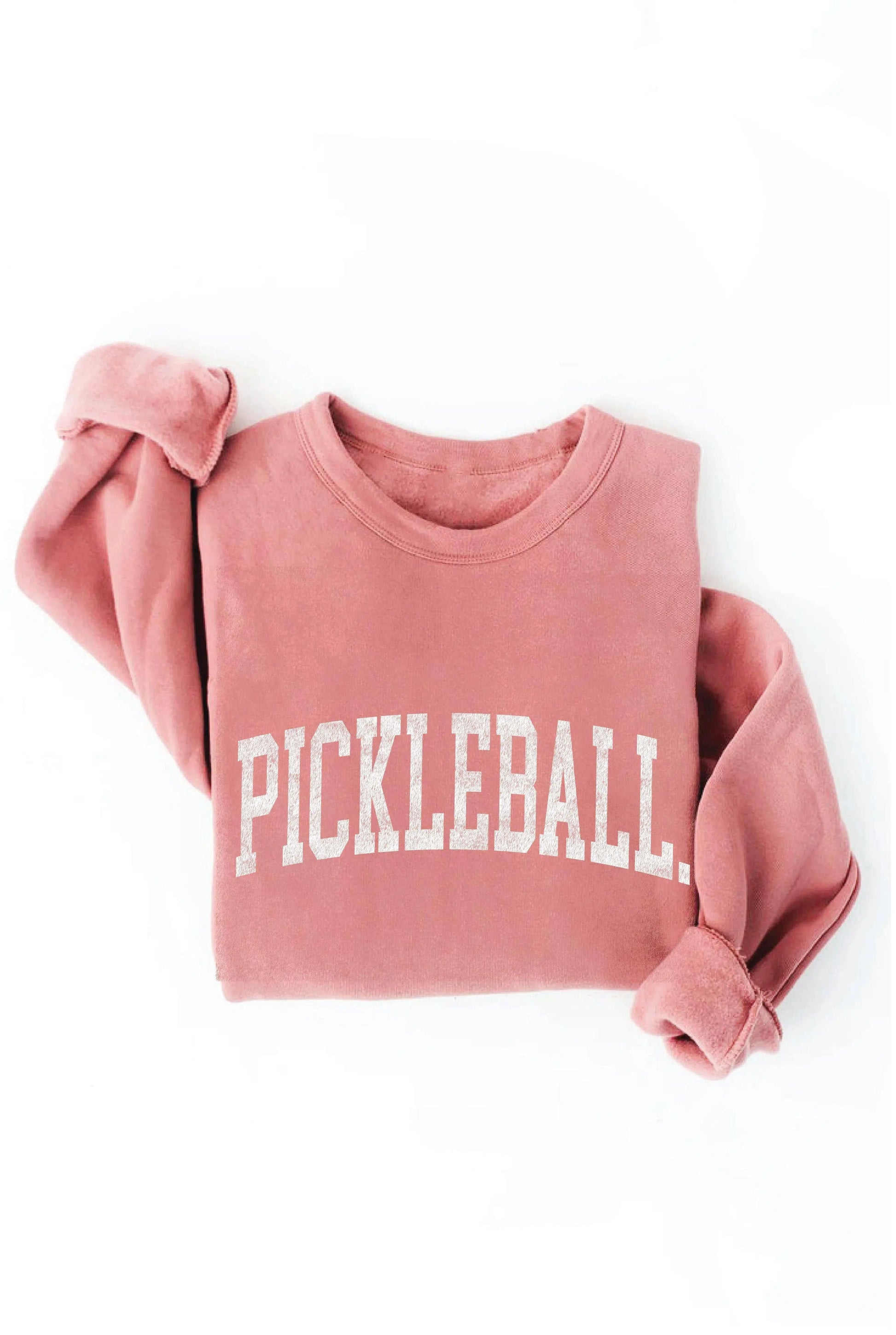 Reese Pickleball Graphic Sweatshirt - MAUVE / M - Sweatshirts