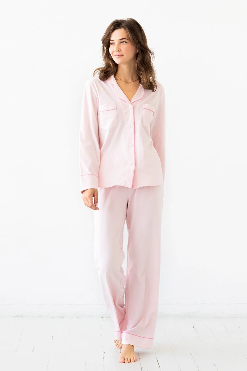 Classic Luxury Pajamas in Brushed Pima Cotton