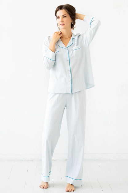 Classic Luxury Pajamas in Brushed Pima Cotton
