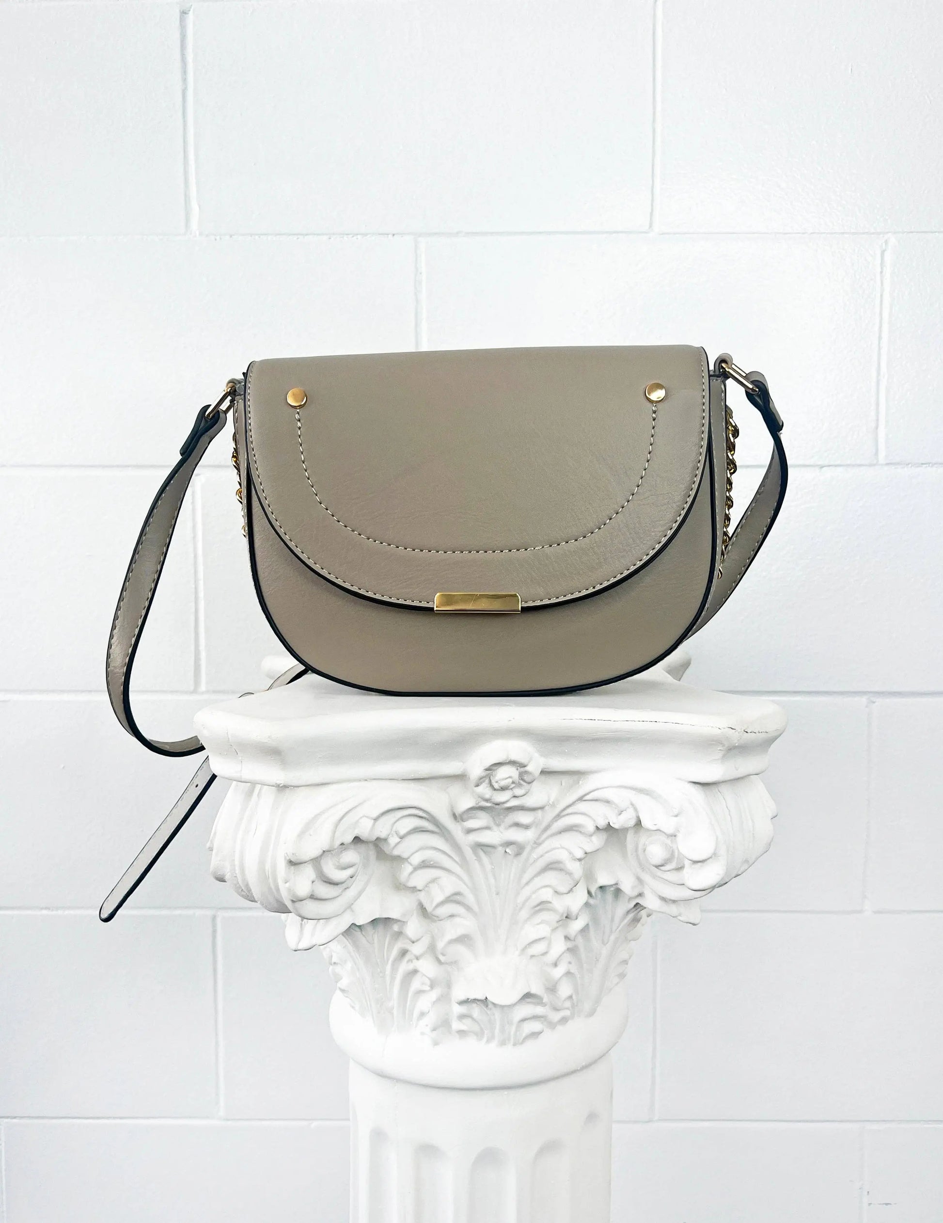 Saddle Crossbody Bag - Crossbody Bags