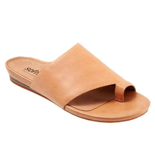 SoftWalk Corsica Leather Sandal – Beige - Alice & Elizabeth