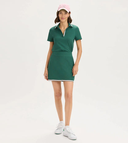 Sophie Ric Rac Polo - Hunter - M - Tops