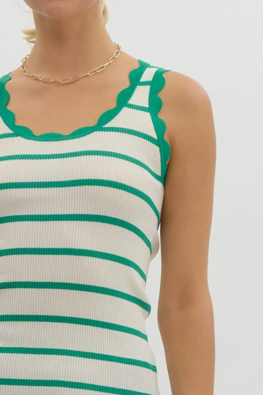 Sophie Striped Tank - Tops