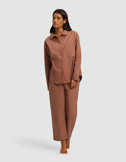 Women's Sutton Long Sleeve Cropped Pajama Set