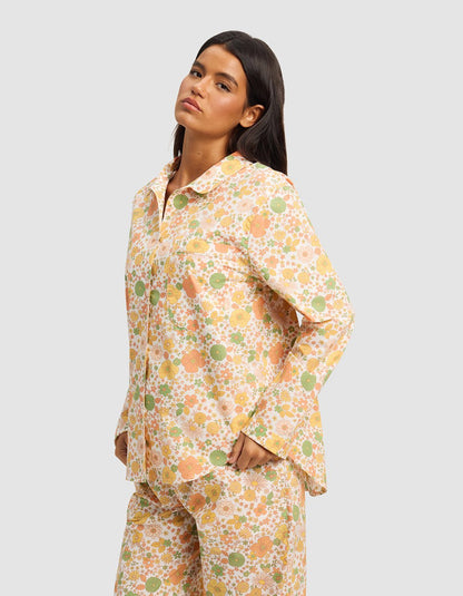 Women's Sutton Long Sleeve Cropped Pajama Set
