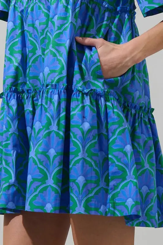 The Adeline Floral Shift Dress - Dresses