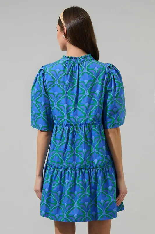The Adeline Floral Shift Dress - Dresses