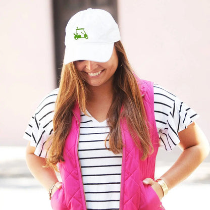 The Caroline Golf Cart Cap - Hats
