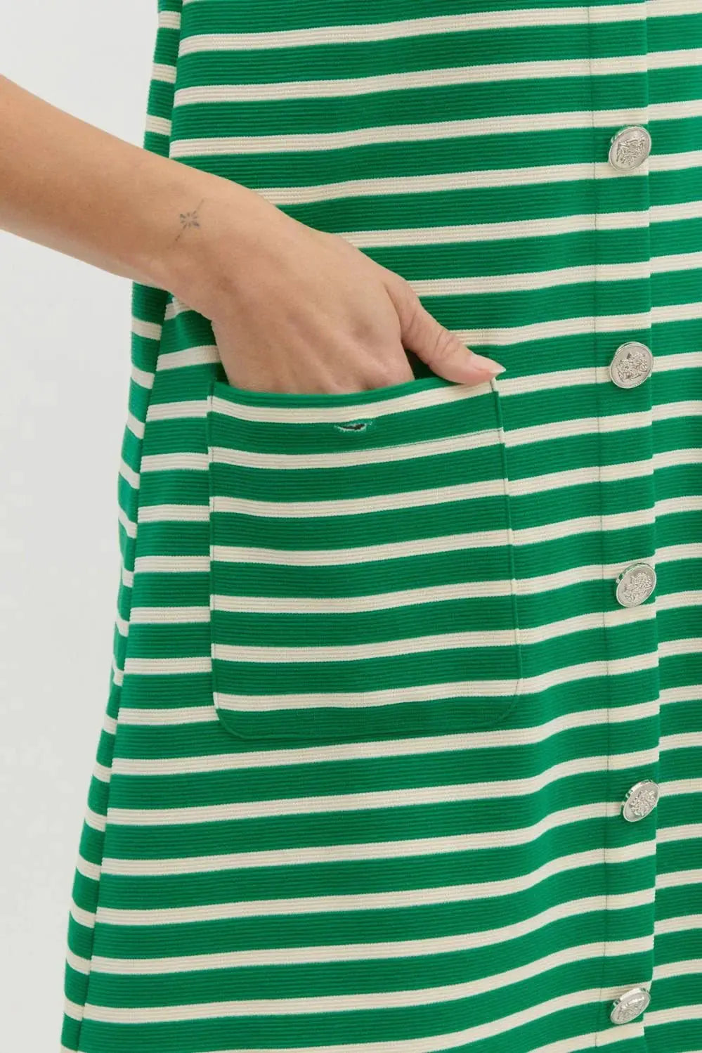 The Caroline Striped Summer Dress - Dresses