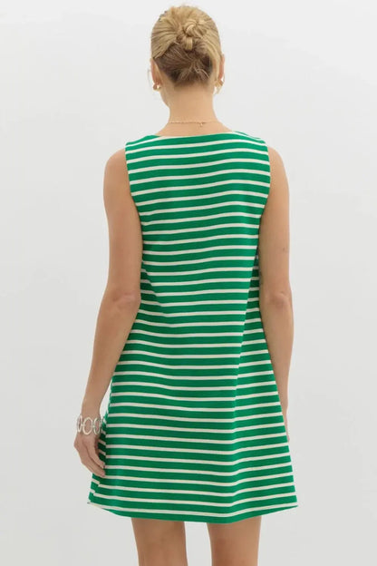 The Caroline Striped Summer Dress - Dresses