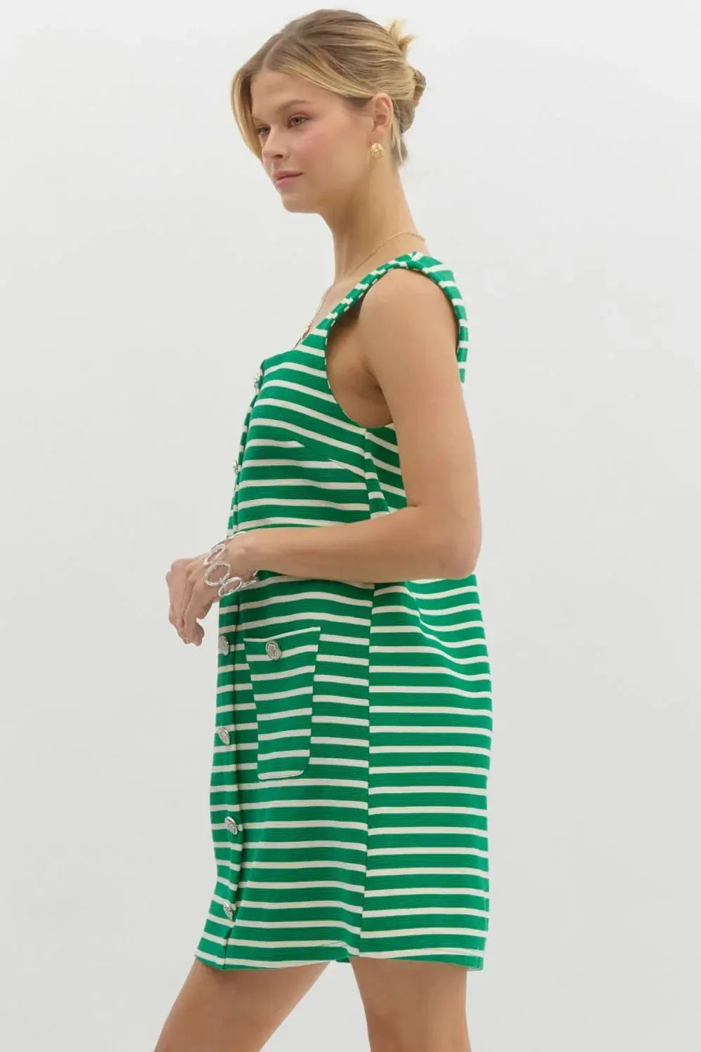 The Caroline Striped Summer Dress - Dresses