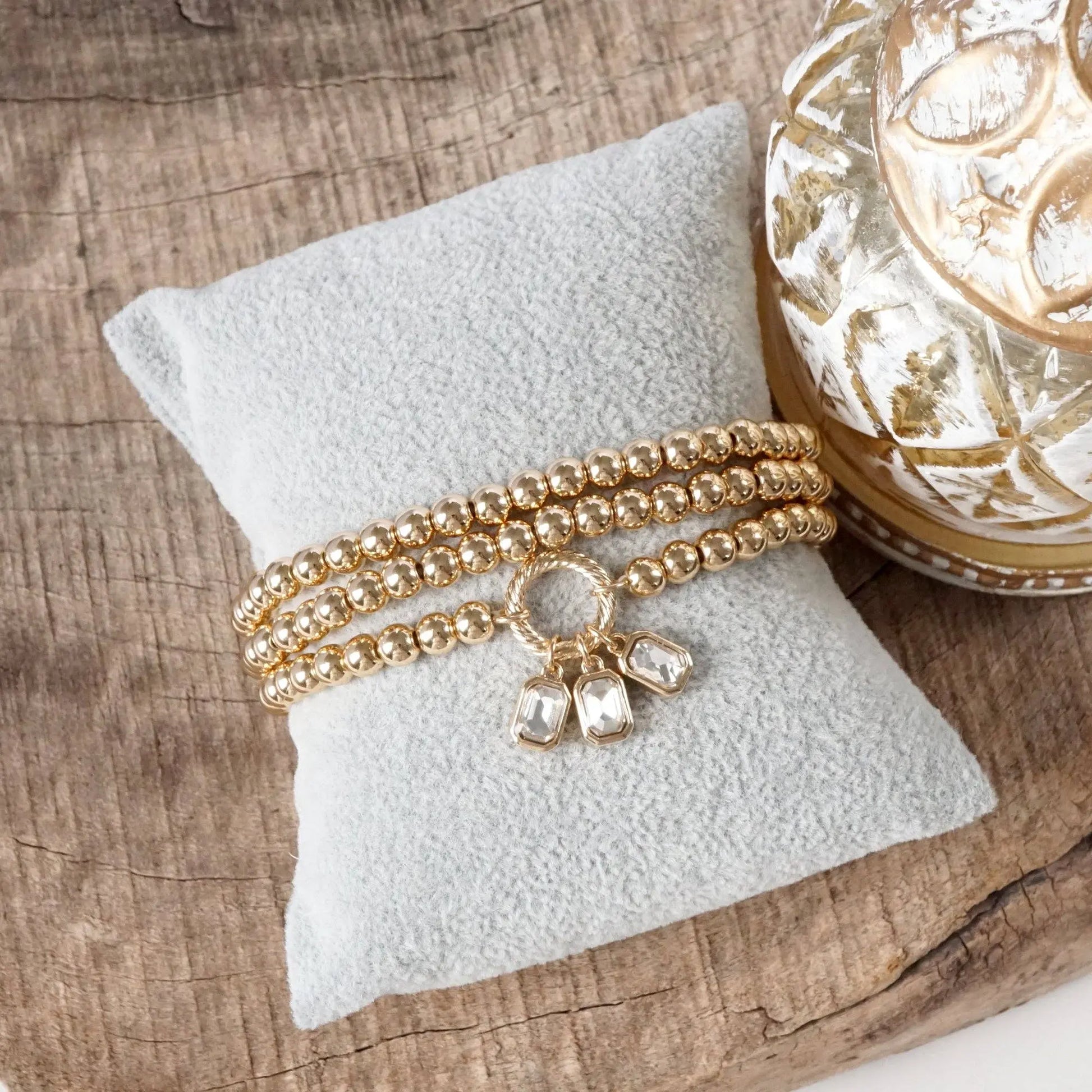 The Clara Bracelet Stack Bracelets - Clear - Jewelry