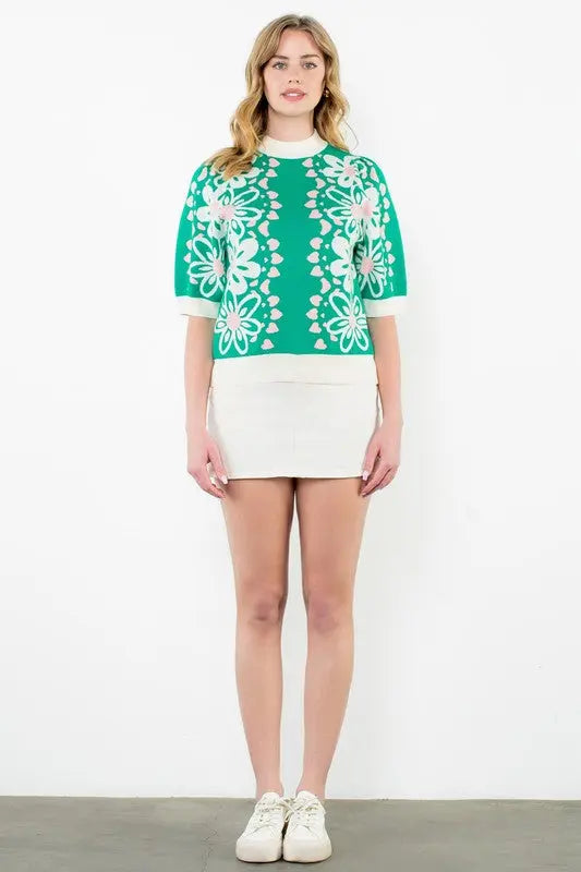 The Luna Knit Top - Tops