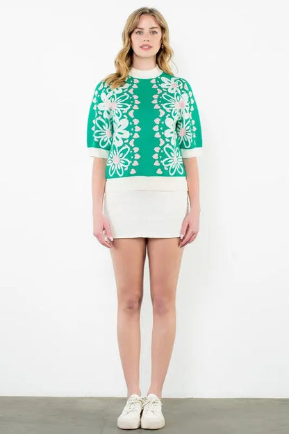 The Luna Knit Top - Tops