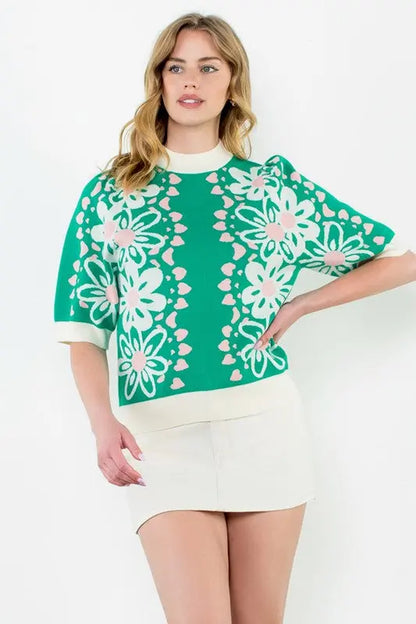 The Luna Knit Top - Tops