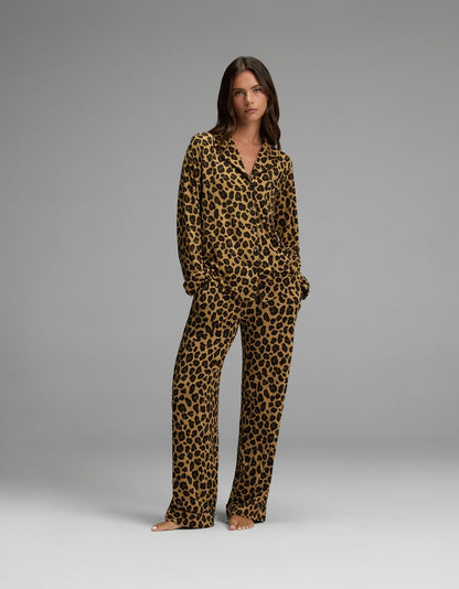 Women's Bamboo Stretch-Knit Long Sleeve Pajama Set (Collective)