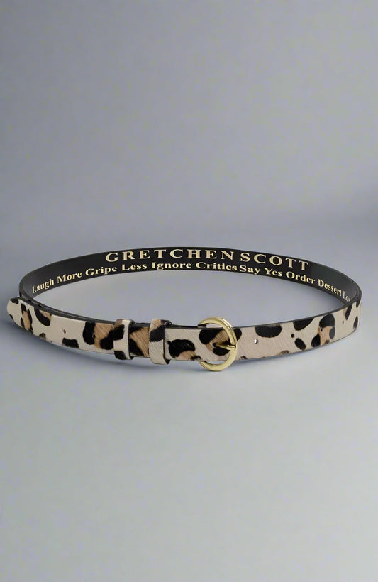 Belted Bliss Leopard Belt (One-Inch) Gretchen Scott LLC