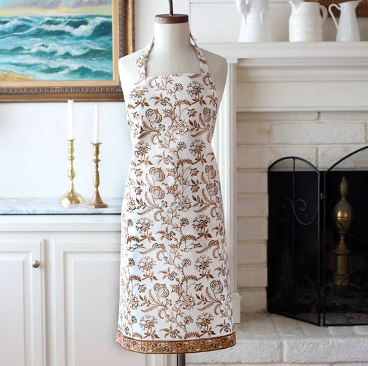 Lilibet Mocha Kitchen Apron