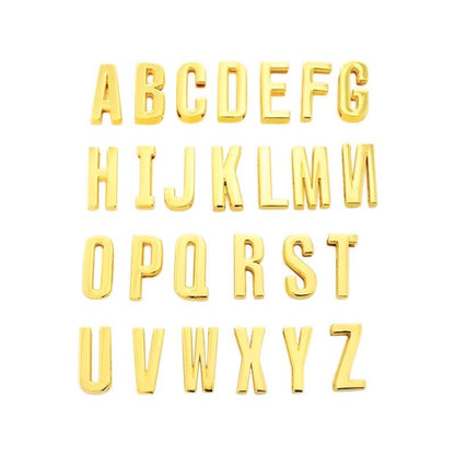 Gemelli Signature Slide-On Initial Charm jewelry featuring a sleek, personalized initial design on a stylish slide-on piece.