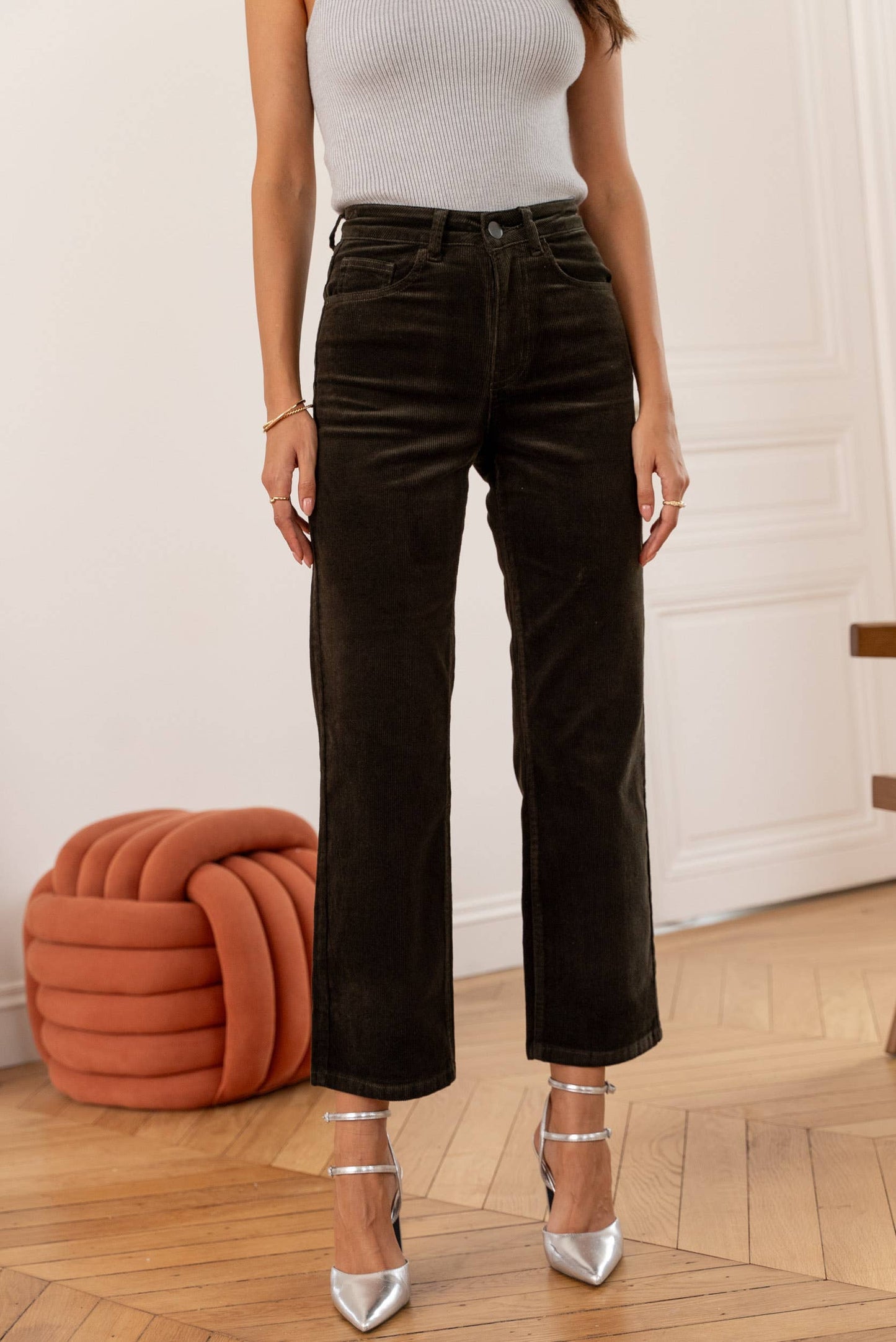 The Solange Straight Corduroy Pant