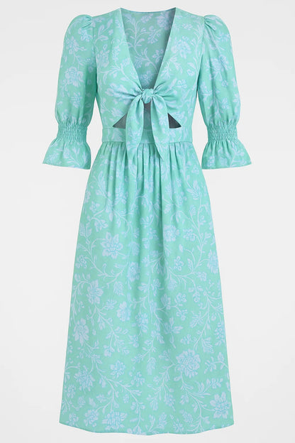 The Maren Seafoam Statement Dress Gretchen Scott LLC