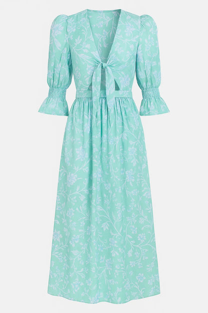The Maren Seafoam Statement Dress Gretchen Scott LLC