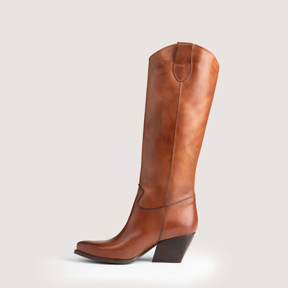 Russell Texan Boots (Cognac)