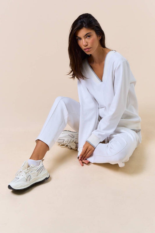 Colette Knit Jogger (Off White)