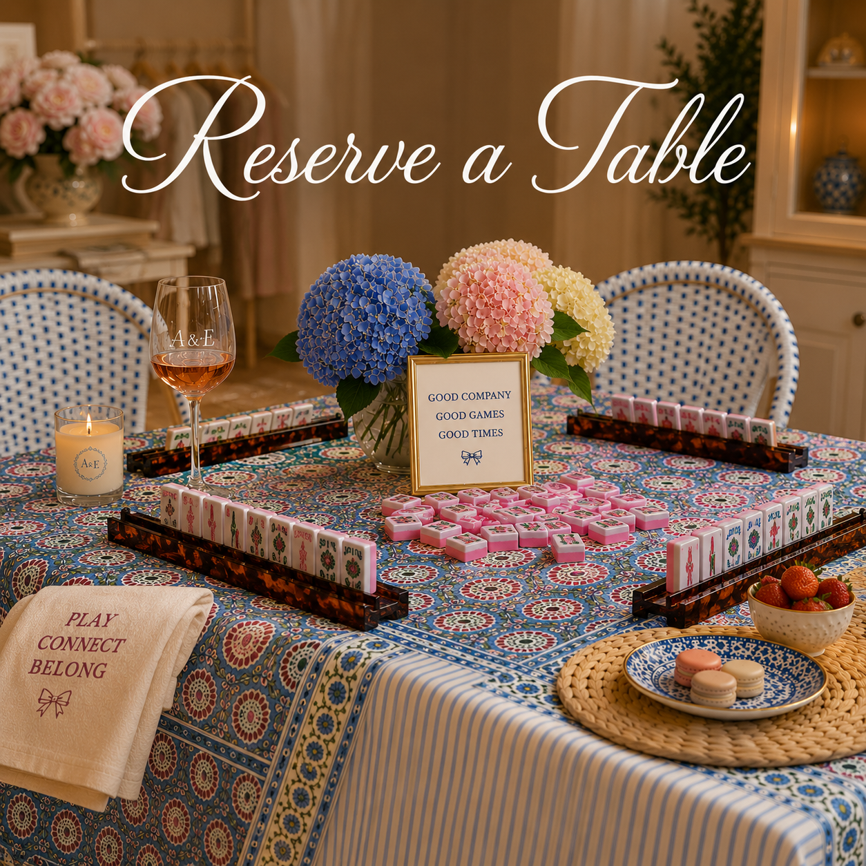 Mahjong Session — Reserve a Table