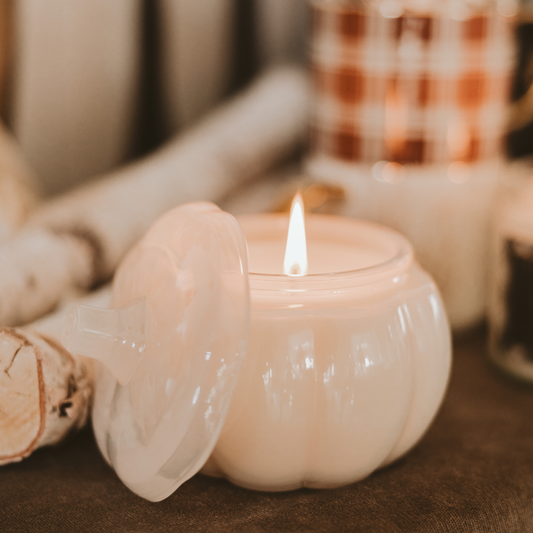 Warm & Cozy 20 oz Pumpkin Jar Candle