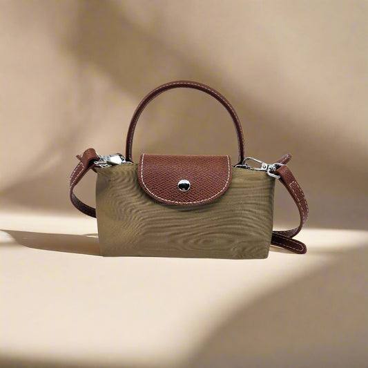 Nylon Mini Flap Crossbody – Top Zip