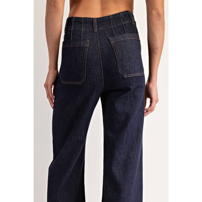Hayes Soft-Wash Straight Jeans – Dark Denim