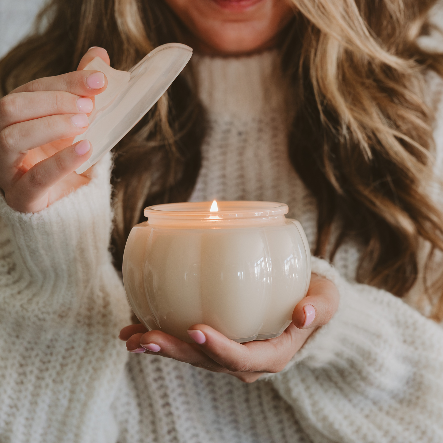 Warm & Cozy 20 oz Pumpkin Jar Candle