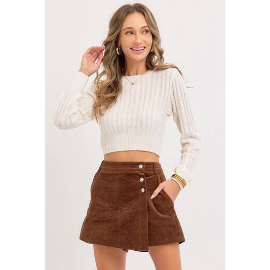 NEW CORDUROY SKORT