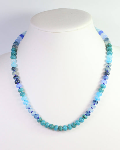 Cape San Blas Beaded Necklace Turquoise
