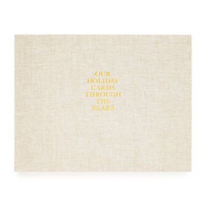 Holiday Card Book — Flax