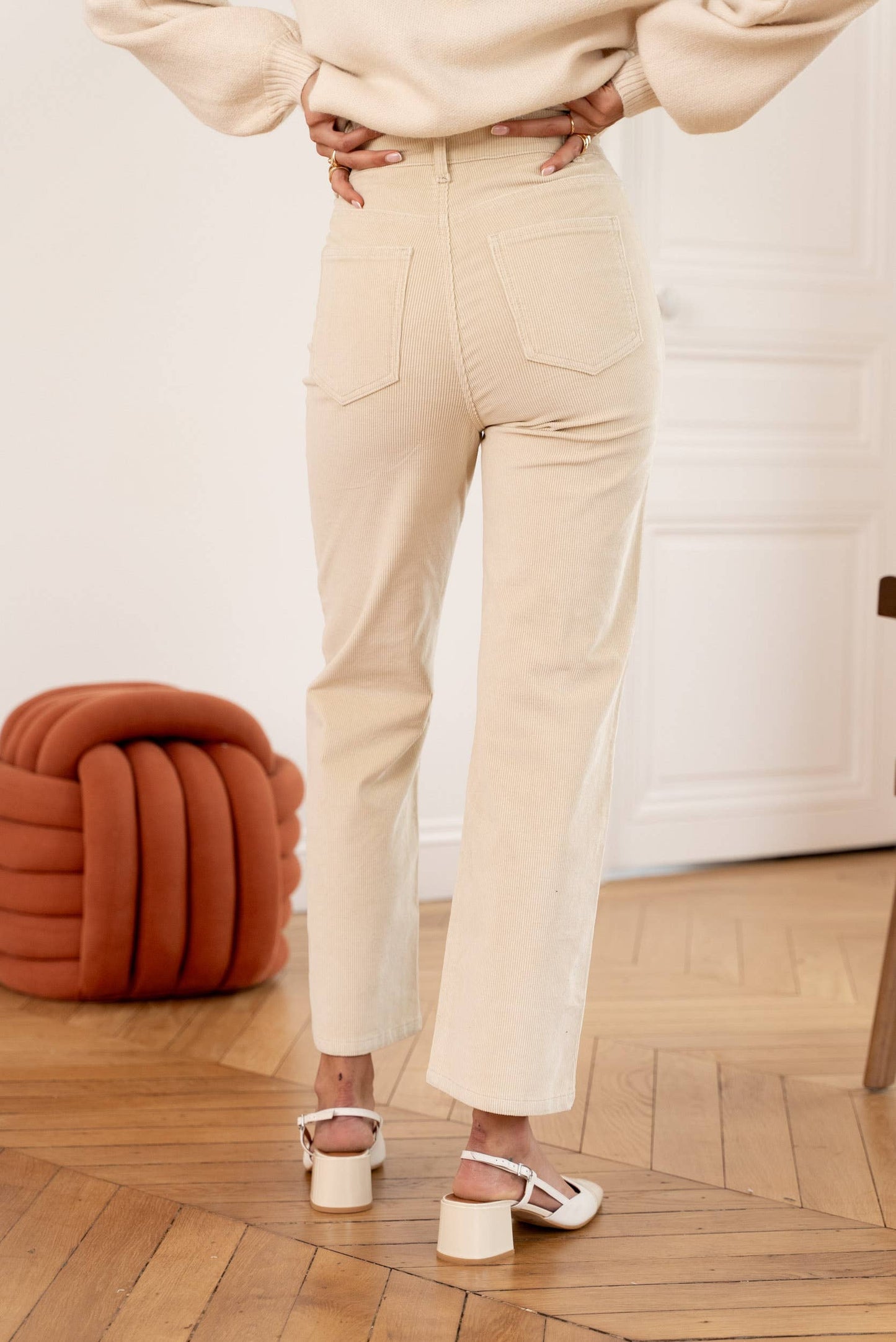 The Solange Straight Corduroy Pant
