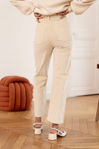 The Solange Straight Corduroy Pant
