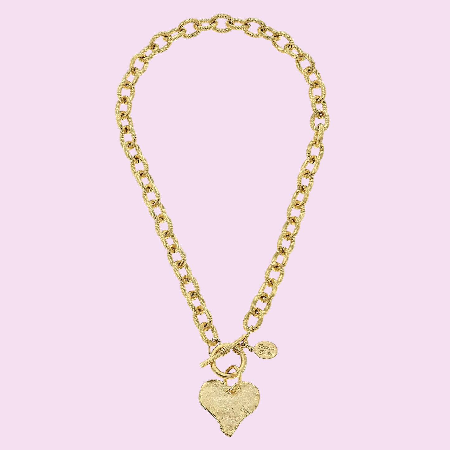 The Amelia Heart Toggle Necklace