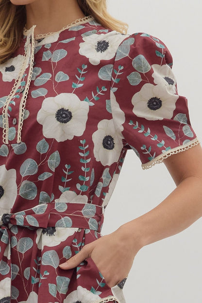 Marlo Pleated Midi Dress Entro