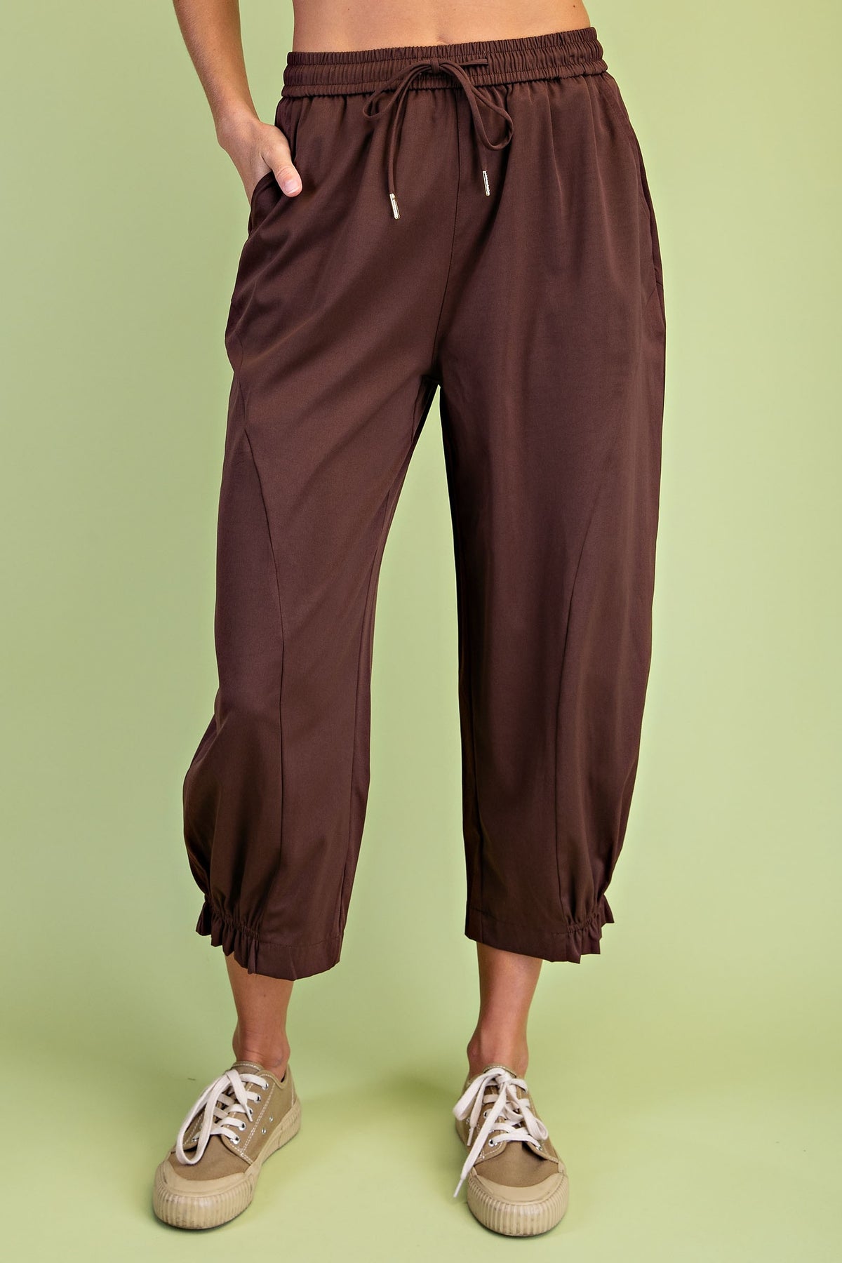 GiGiO Balloon Pants in Chocolate