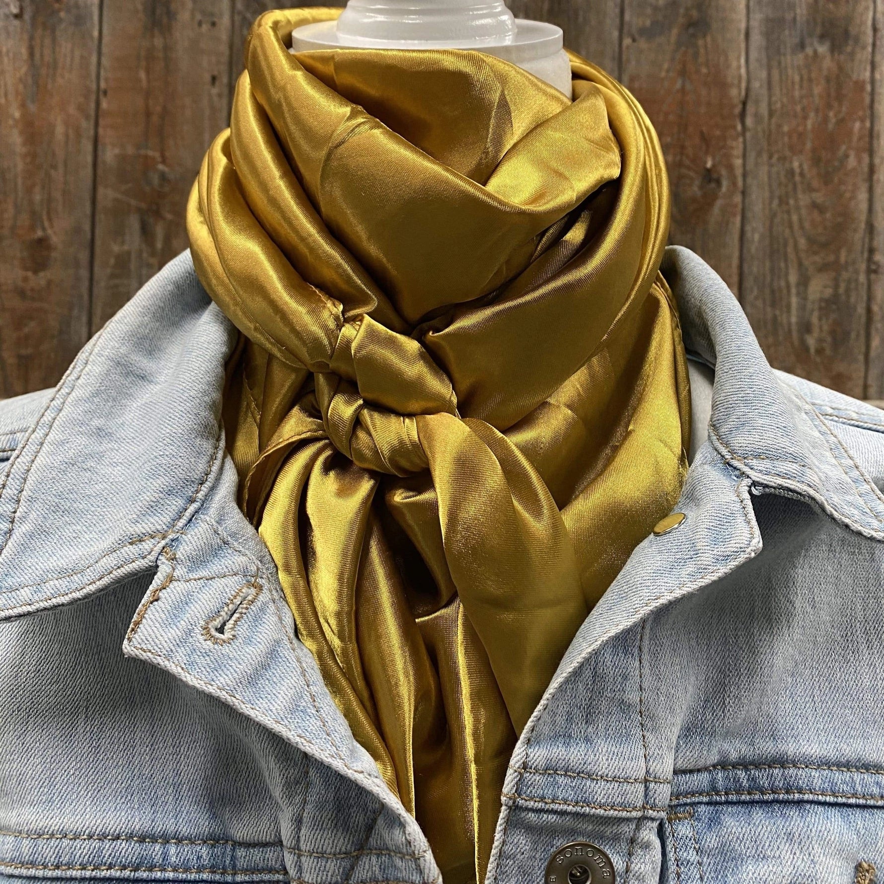 The Goldenrod Square Scarf product view