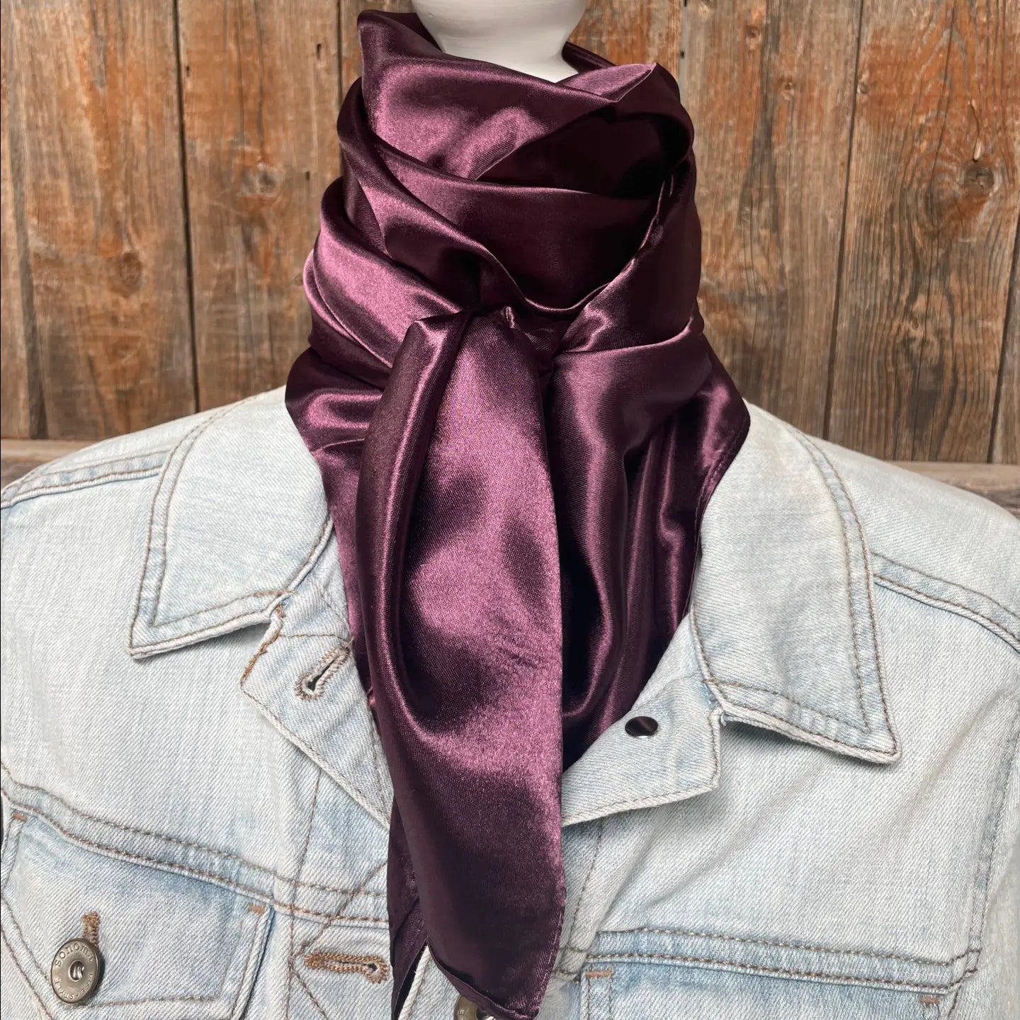 The Merlot Square Scarf product view