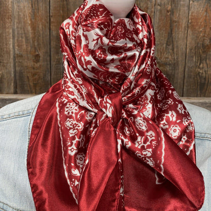 The Red Ranch Paisley Scarf product view